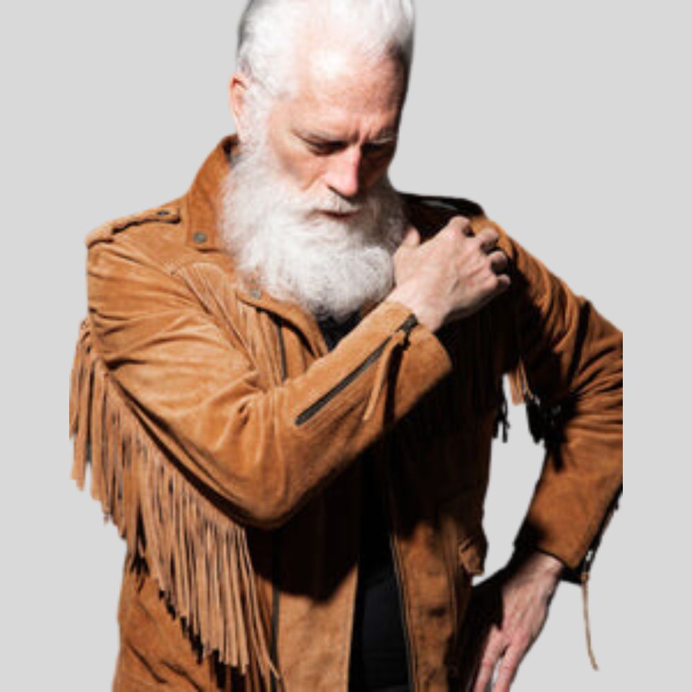 Mens Suede Western Fringe Jacket – Timeless Cowboy Gear