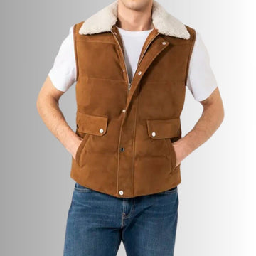 Mens Western Leather Vest – Rugged and Refined