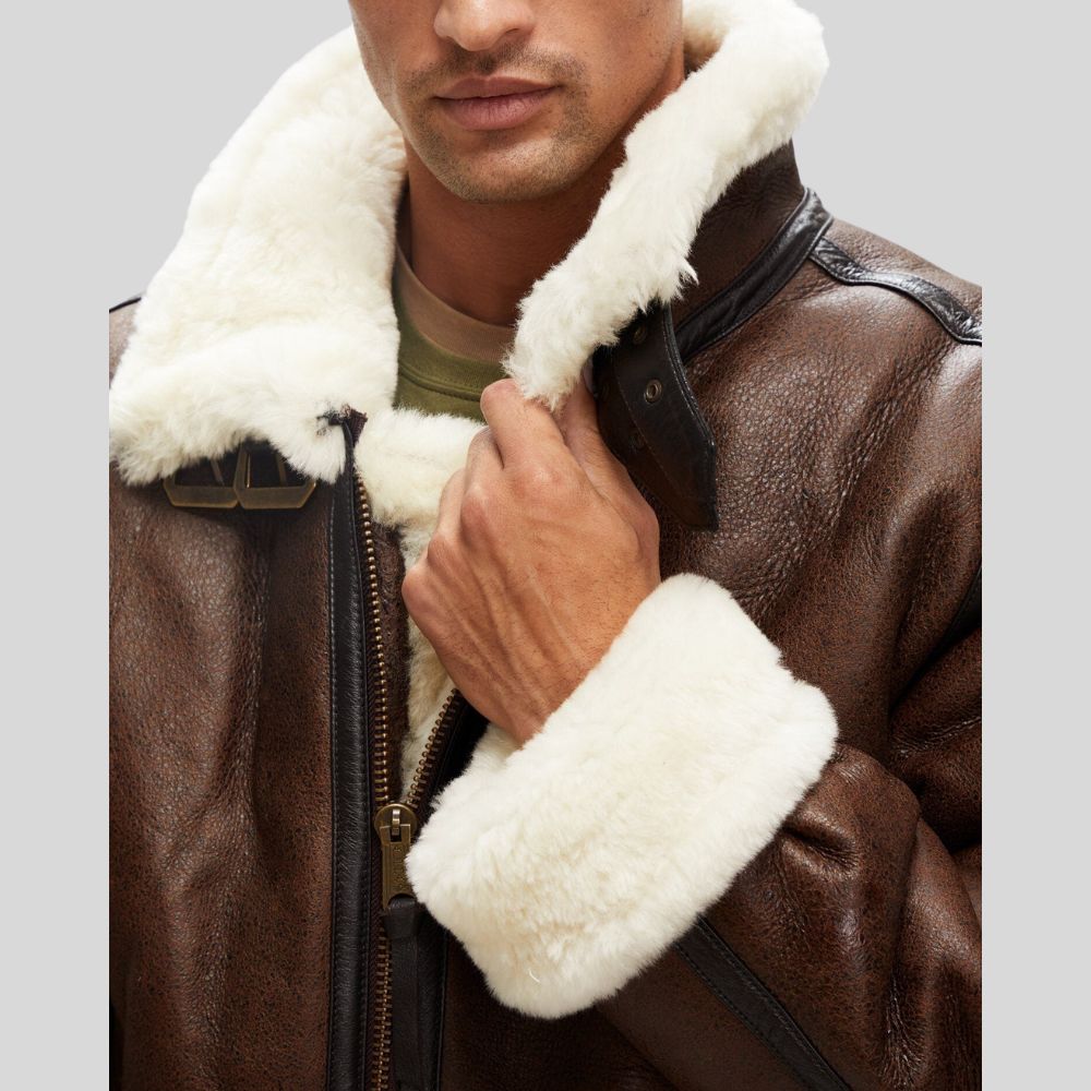 Elegant Shearling Jackets for Men – Perfect for Winter