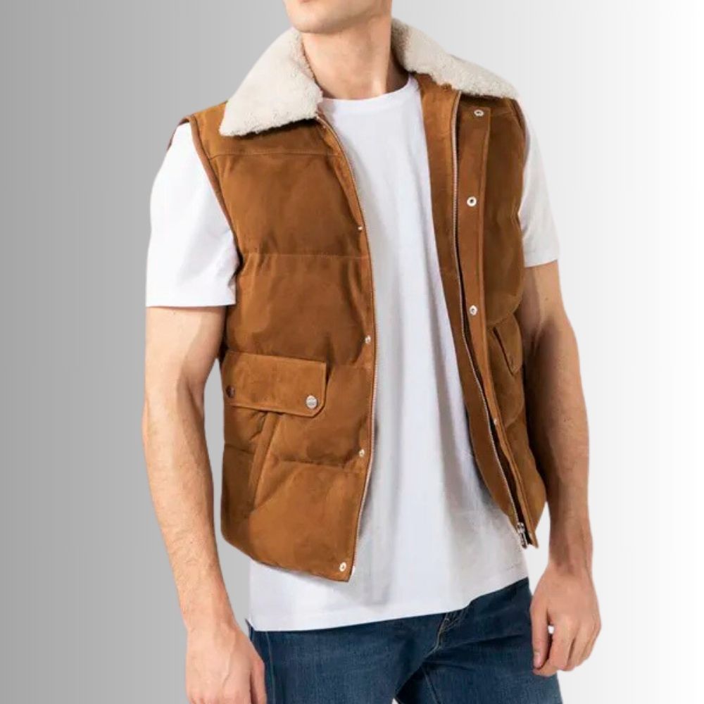 Mens Western Leather Vest – Rugged and Refined