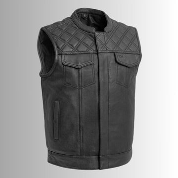 Motorcycle Leather Vest for Men – Ultimate Protection and Style