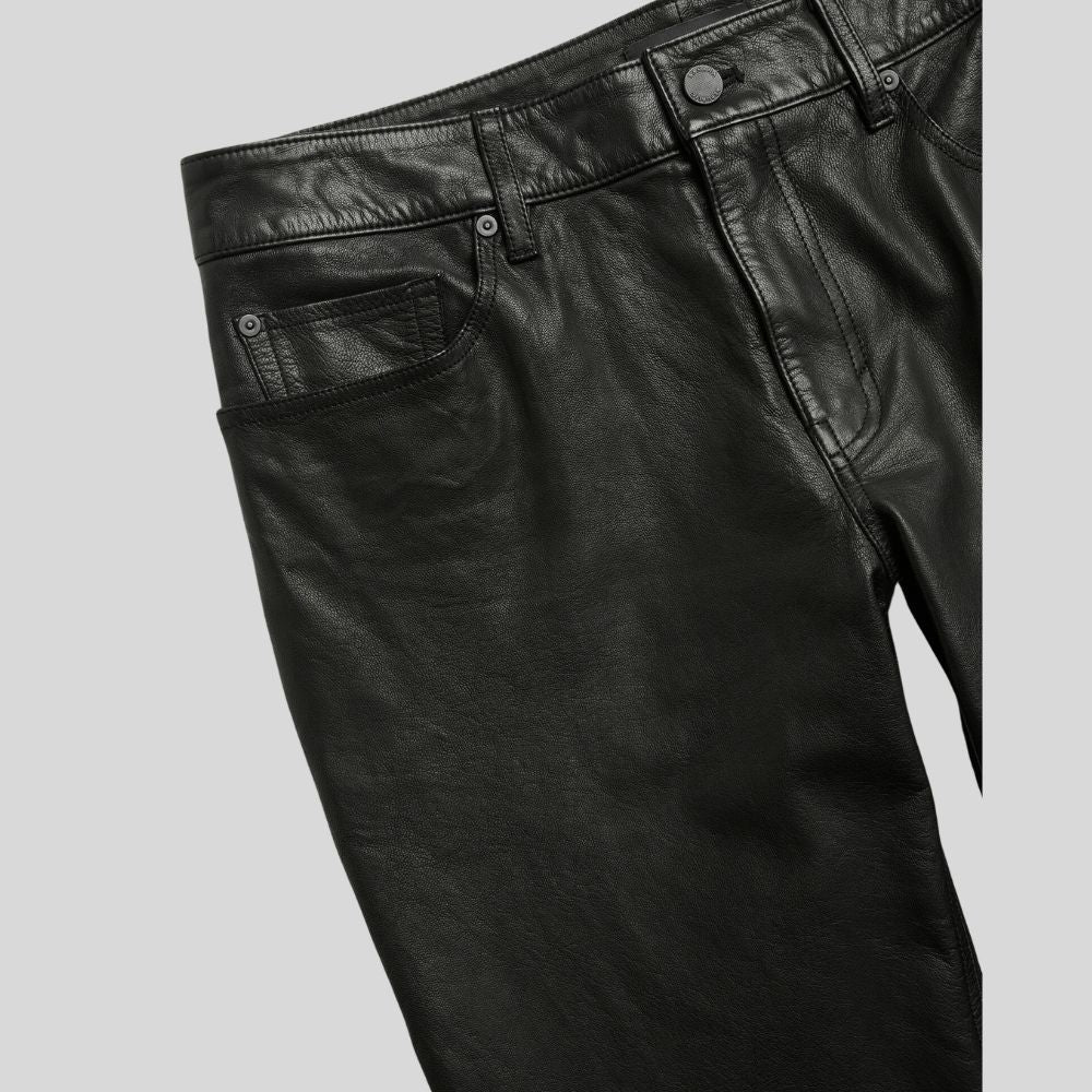 Mens Leather Pants – Slim Fit, Bold Statement