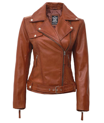 Womens Biker Leather Jacket – Iconic Design