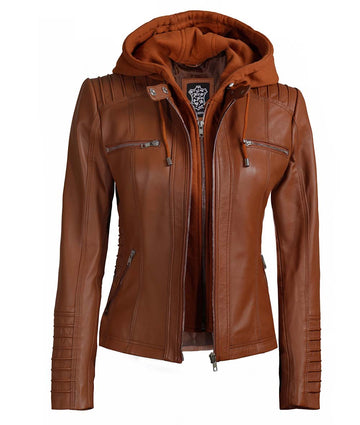 Womens Leather Moto Jacket – Rugged and Refined