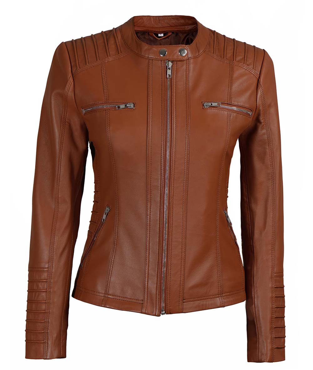 Womens Leather Moto Jacket – Rugged and Refined