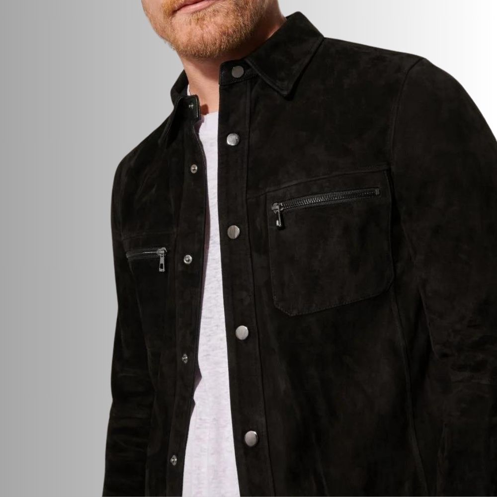 Stylish Mens Leather Shirt – Ultimate Comfort and Trend