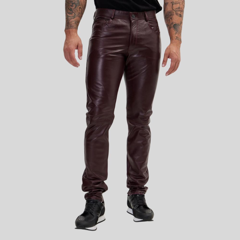 Slim Leather Pants for Men – Sleek and Stylish