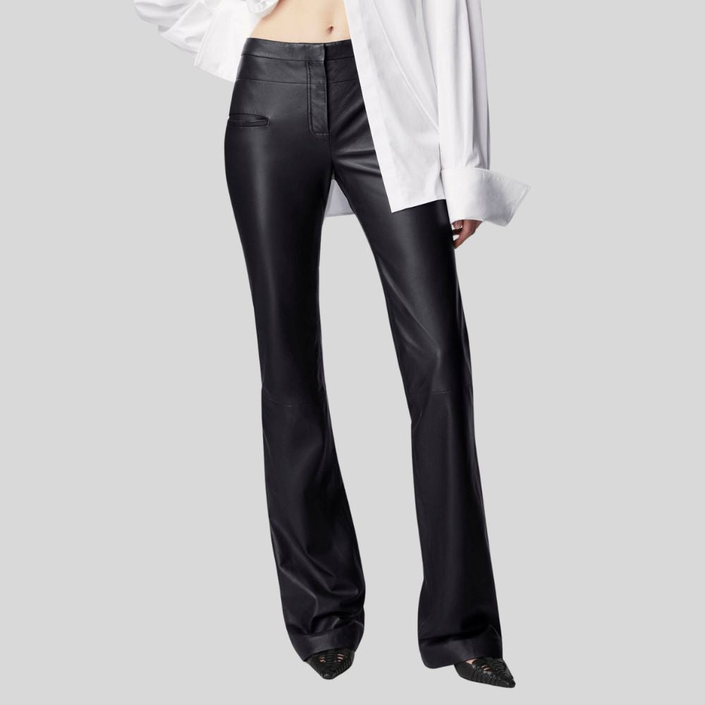 High-Waisted Leather Pants for Women – Flattering and Versatile