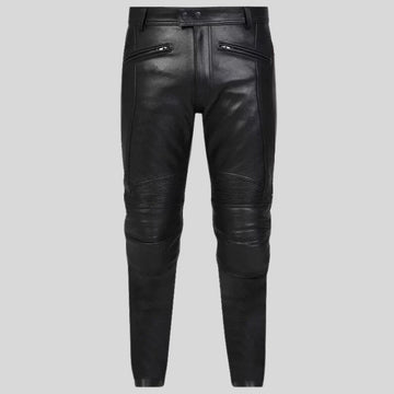 Stylish Slim Leather Pants for Men – Perfect Fit