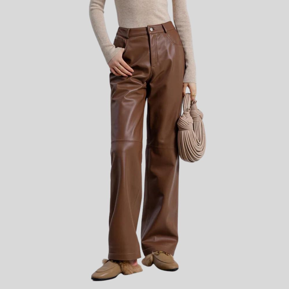 Elegant Leather Pants for Women – Sophisticated and Stylish