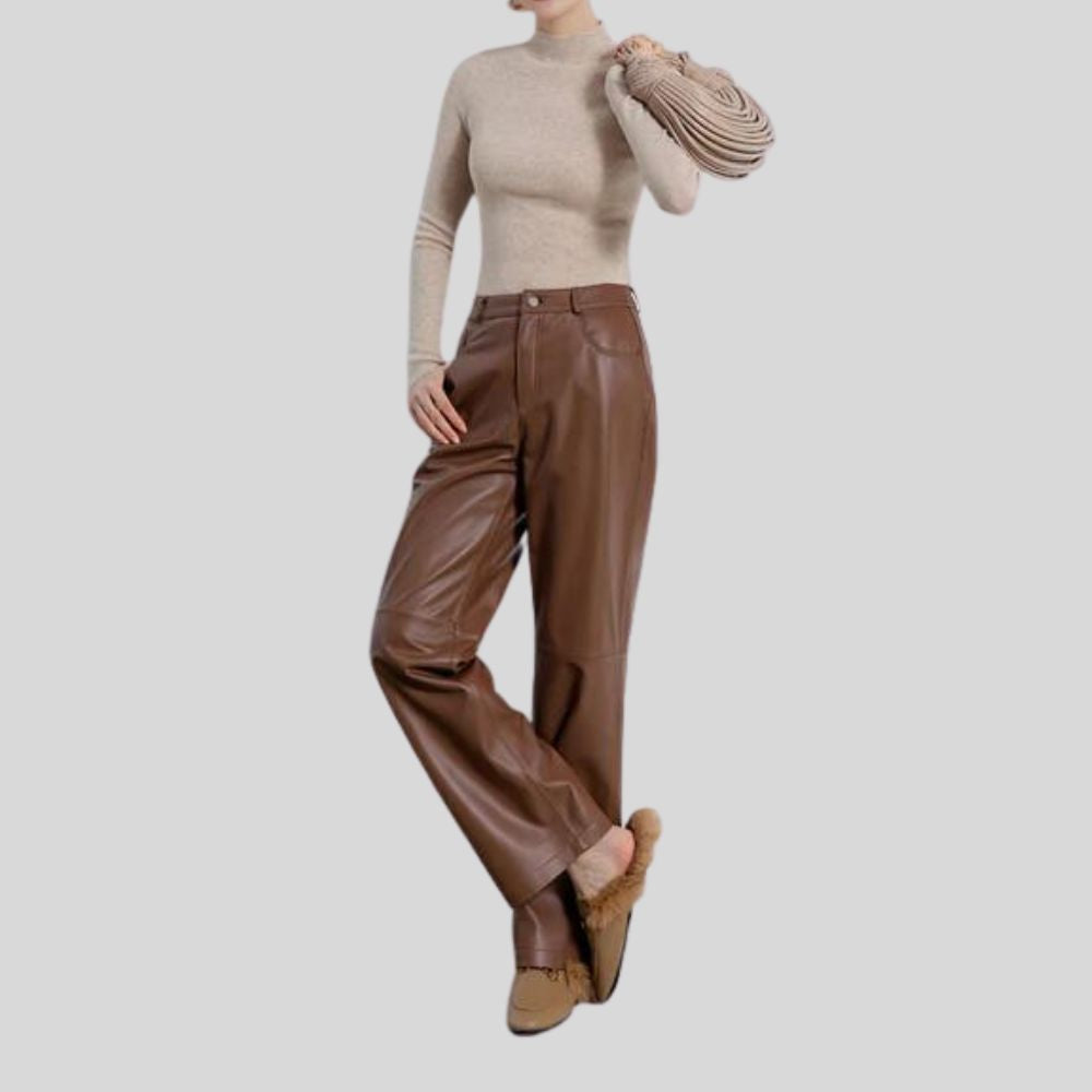 Elegant Leather Pants for Women – Sophisticated and Stylish