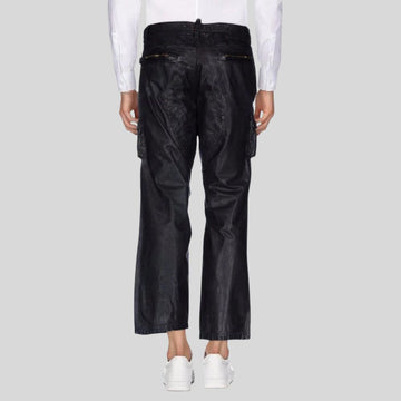 Genuine Leather Pants for Men – Loose Fit Fashion