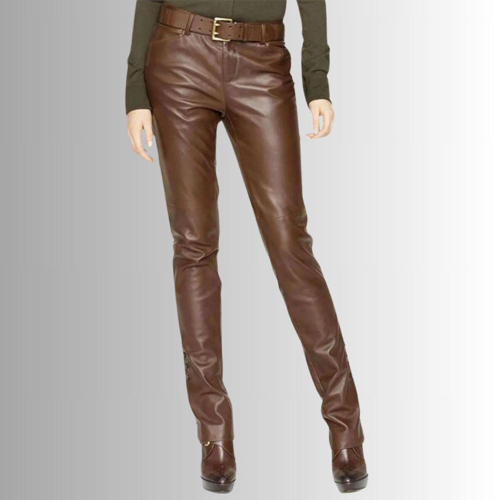 Sleek Womens Leather Pants – Perfect for Any Occasion