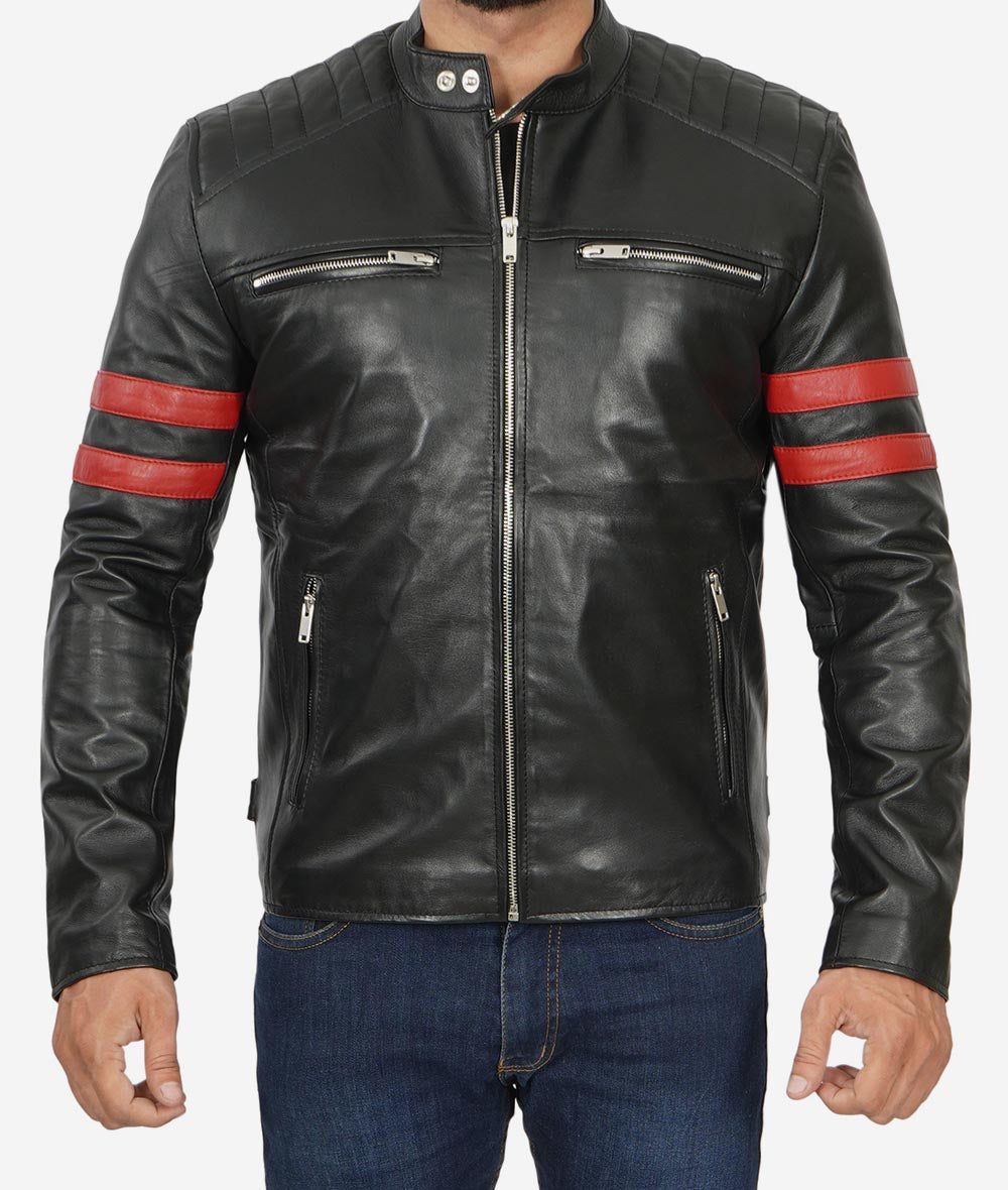 Luxury Mens Quilted Moto Jacket – Leather Perfection