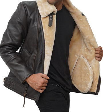 Stylish Shearling Jackets for Men – Modern and Cozy