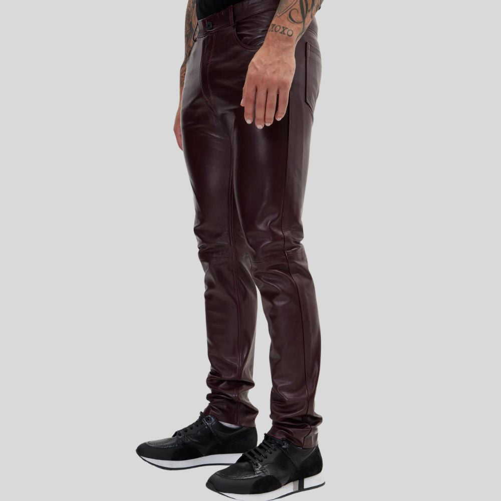 Slim Leather Pants for Men – Sleek and Stylish