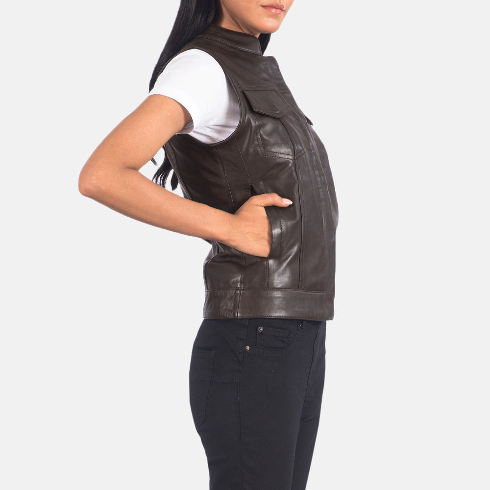 Motorcycle Leather Vest for Women – Durable & Fashion-Forward Design