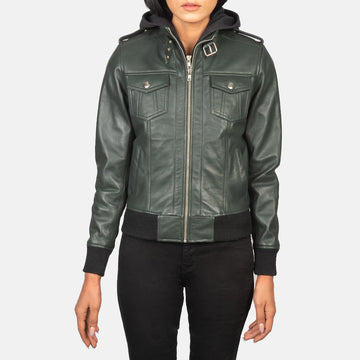 Feminine Bomber Womens Leather Jacket – Modern Edge