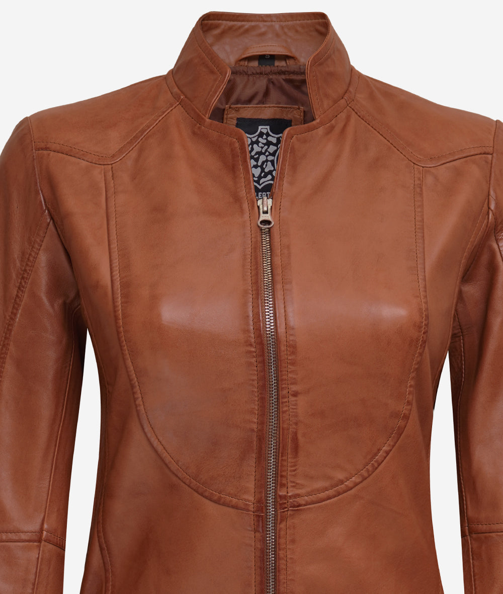 Classic Leather Moto Jacket for Women – Ultimate Ride