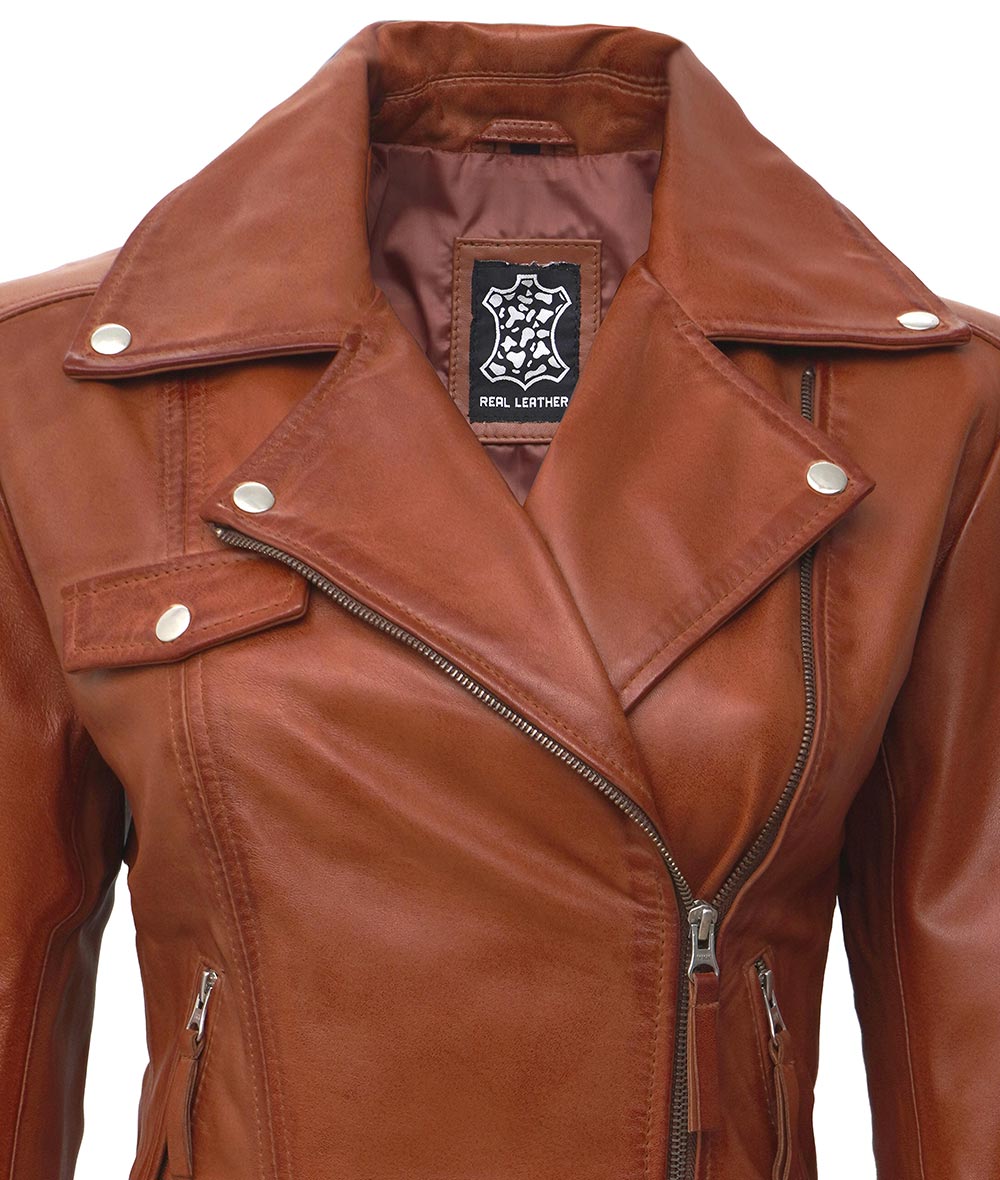 Womens Biker Leather Jacket – Iconic Design