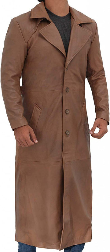 Stylish Leather Trench Coats for Men – Perfect for All Seasons