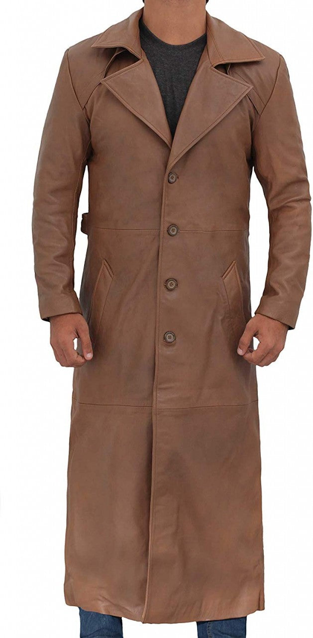 Stylish Leather Trench Coats for Men – Perfect for All Seasons