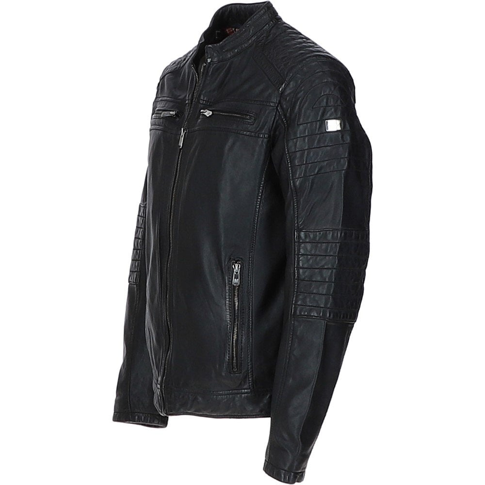 Mens Vintage Leather Motorcycle Jacket – Iconic Biker Look