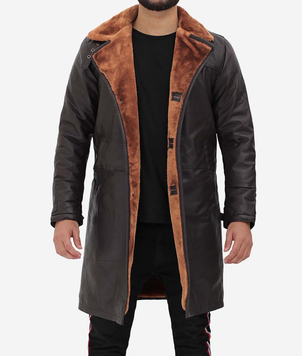 Leather Trench Coat for Men – Bold and Timeless