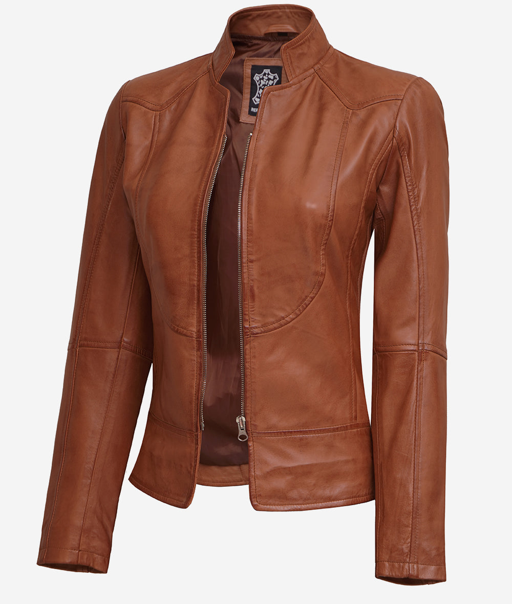 Classic Leather Moto Jacket for Women – Ultimate Ride