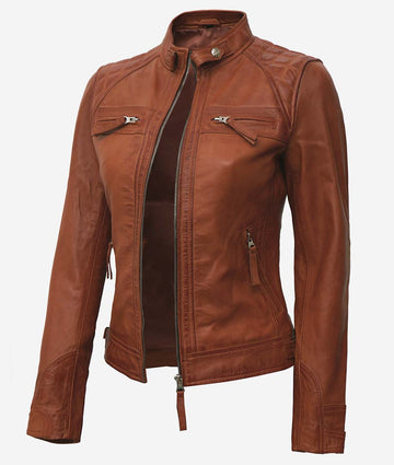 Leather Moto Jacket for Women – Perfect Fit