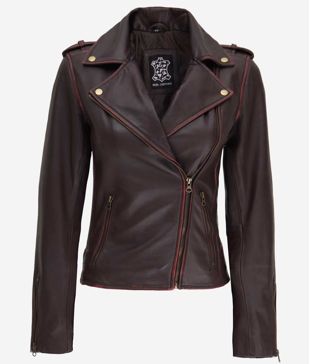 Womens Moto Jacket – Premium Leather, Premium Style