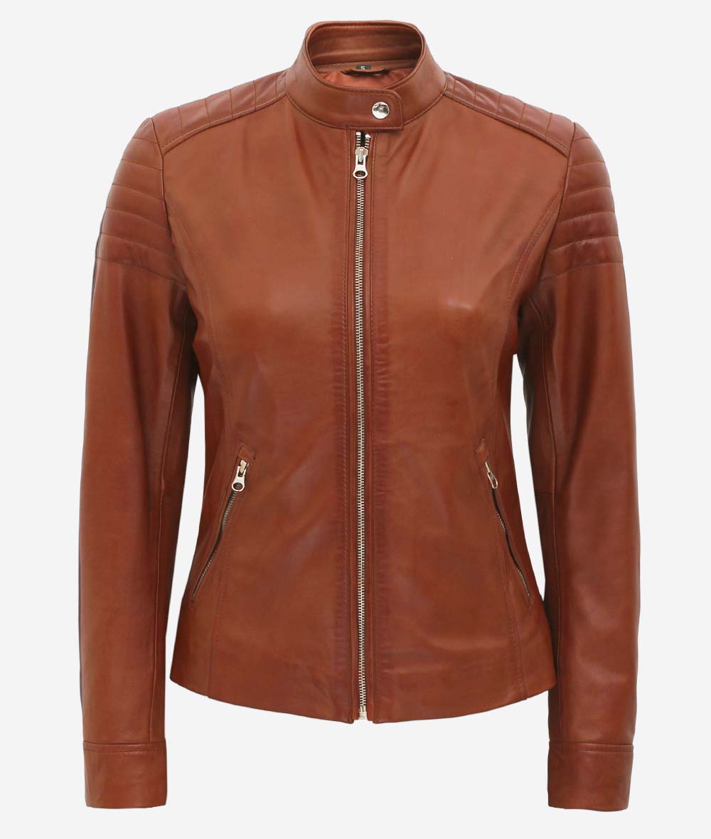 Slim Fit Moto Jacket for Women – Leather Perfection